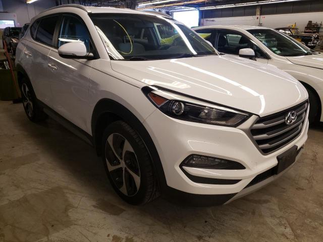 Salvage cars for sale from Copart Wheeling, IL: 2017 Hyundai Tucson Limited