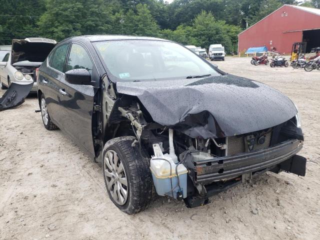 Salvage cars for sale from Copart Mendon, MA: 2015 Nissan Sentra S