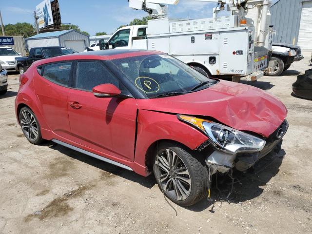Salvage cars for sale from Copart Wichita, KS: 2016 Hyundai Veloster T