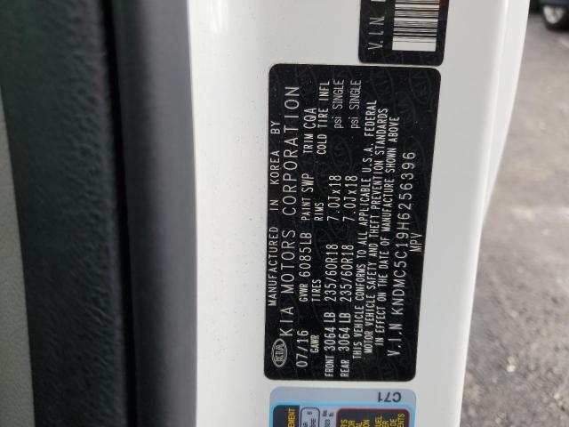 KNDMC5C19H6256396 KIA SEDONA EX