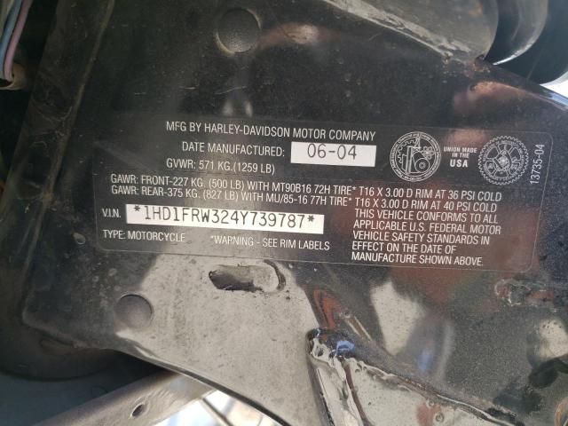 2004 HARLEY-DAVIDSON FLHRCI 1HD1FRW324Y739787