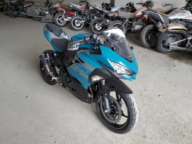 Salvage motorcycles for sale at Graham, WA auction: 2021 Kawasaki EX400