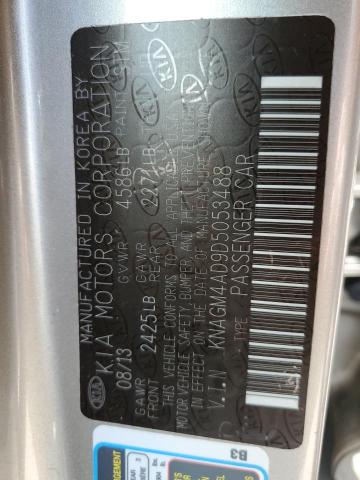 KNAGM4AD9D5053488 KIA OPTIMA HYBRID