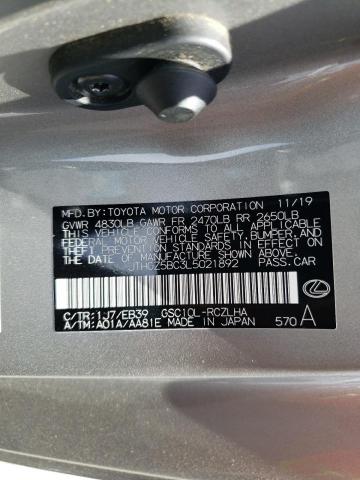 2020 LEXUS RC 350 F-S JTHGZ5BC3L5021892