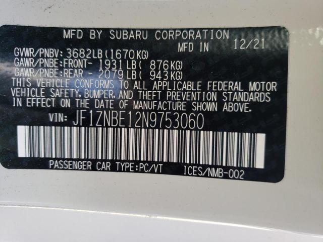 2022 TOYOTA GR 86 PREM JF1ZNBE12N9753060