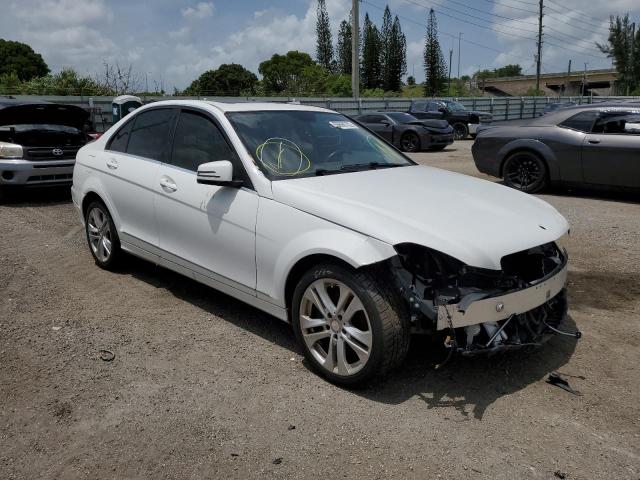 Salvage cars for sale from Copart Miami, FL: 2014 Mercedes-Benz C 300 4matic