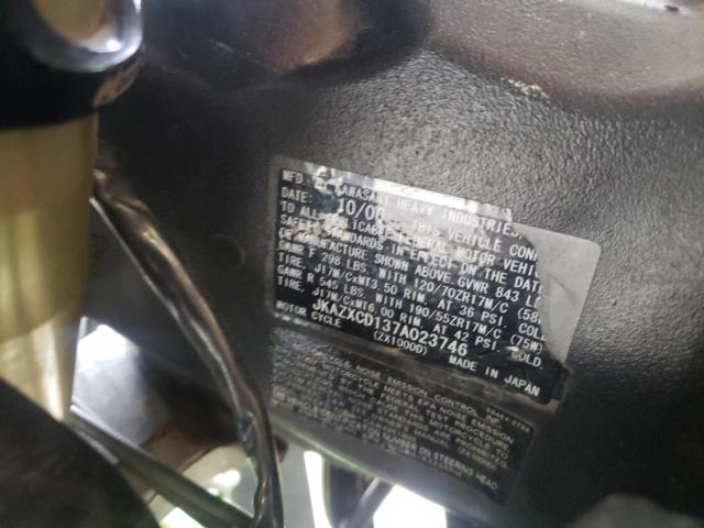 2007 KAWASAKI ZX1000 JKAZXCD137A023746