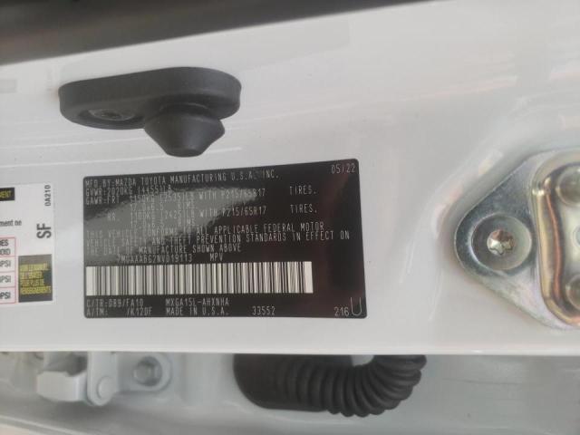 2022 TOYOTA COROLLA CR 7MUAAABG2NV019113