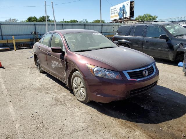 Salvage cars for sale from Copart Wichita, KS: 2008 Honda Accord LX
