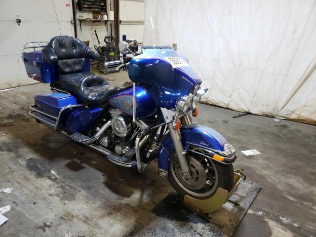 Salvage motorcycles for sale at Ebensburg, PA auction: 1988 Harley-Davidson Flht Class