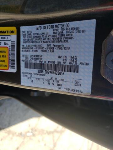 2017 LINCOLN MKZ PREMIE 3LN6L5B99HR628057