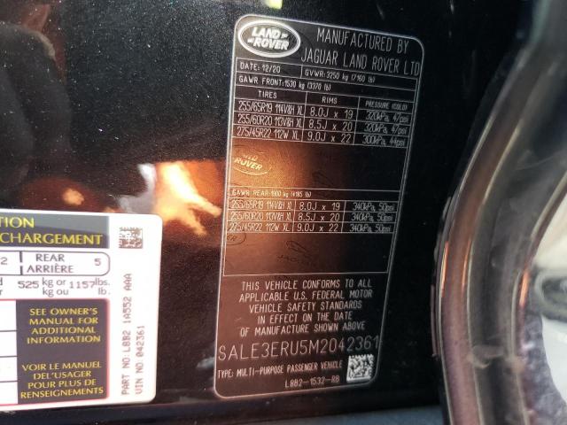 2021 LAND ROVER DEFENDER 1 SALE3ERU5M2042361