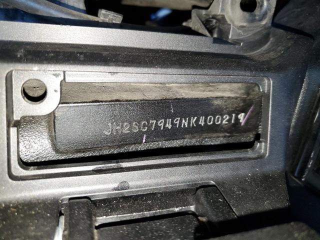 2022 HONDA GL1800 B JH2SC7949NK400219