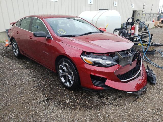 Salvage cars for sale from Copart Rocky View County, AB: 2019 Chevrolet Malibu RS