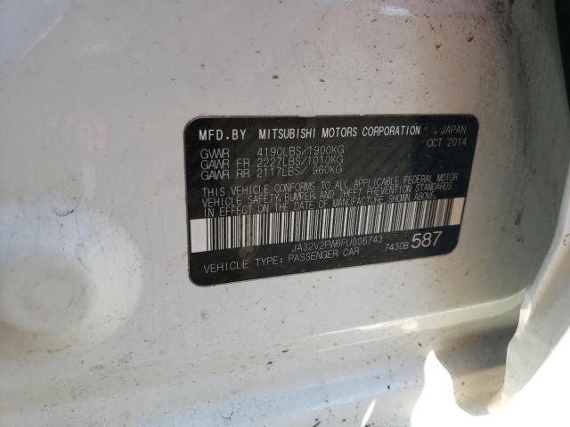 2015 MITSUBISHI LANCER SE JA32V2FW6FU006743