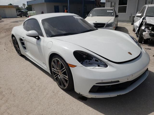 Salvage cars for sale from Copart West Palm Beach, FL: 2018 Porsche Cayman S