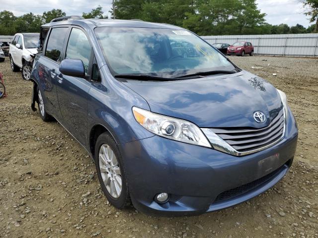 Salvage cars for sale from Copart Windsor, NJ: 2015 Toyota Sienna XLE