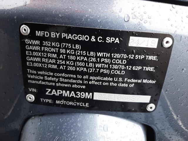 2020 VESPA GTS 300 ZAPMA39M8L5100097