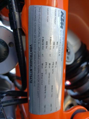 2020 KTM 790 ADVENT VBKTR340XLM776470