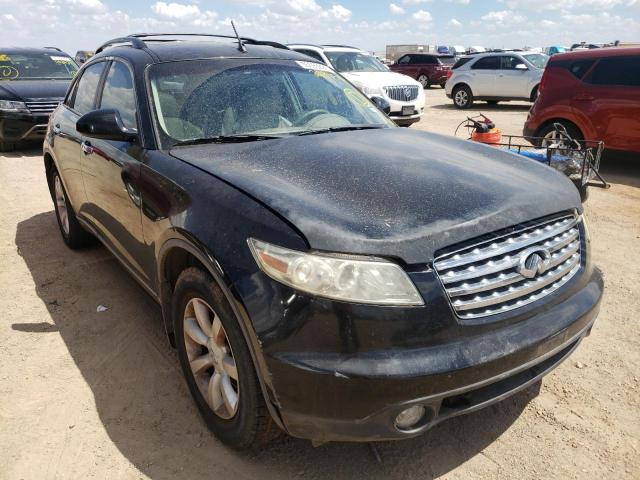Salvage cars for sale from Copart Amarillo, TX: 2005 Infiniti FX35