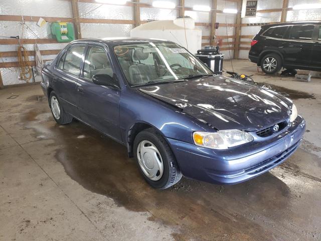 Salvage cars for sale from Copart Pekin, IL: 2000 Toyota Corolla VE