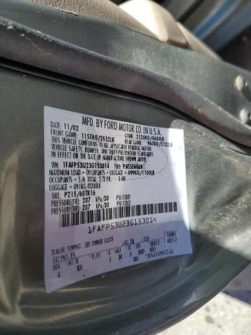 2003 FORD TAURUS SE VIN: 1FAFP53U23G153014