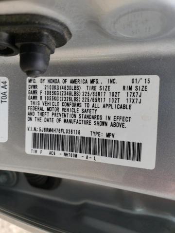 VIN 5FNYF5H33GB013849 2016 Honda Pilot, EX no.10