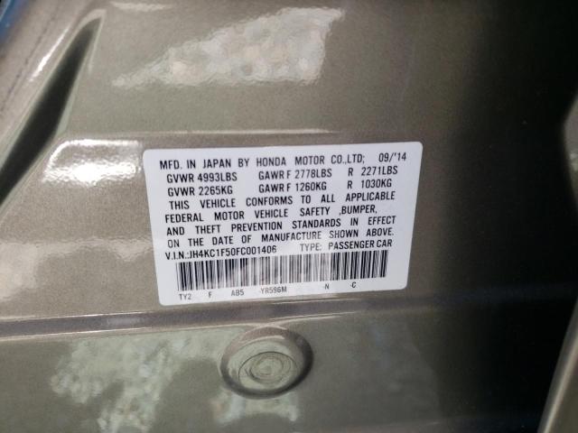 2015 ACURA RLX TECH JH4KC1F50FC001406