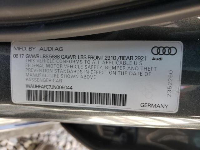 2018 AUDI S6 PRESTIG WAUHFAFC7JN005044