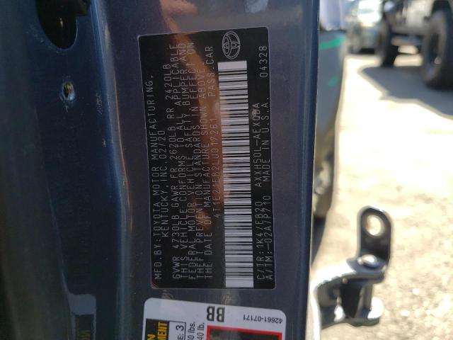 2020 TOYOTA AVALON XSE 4T1E21FB2LU017261