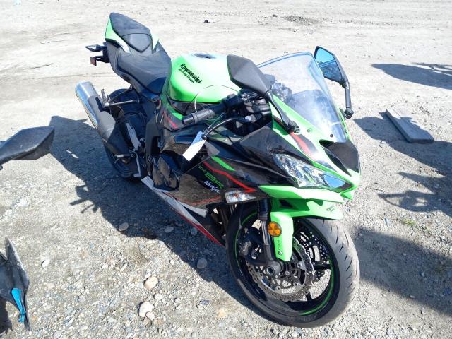Salvage Motorcycles for parts for sale at auction: 2021 Kawasaki ZX636 K