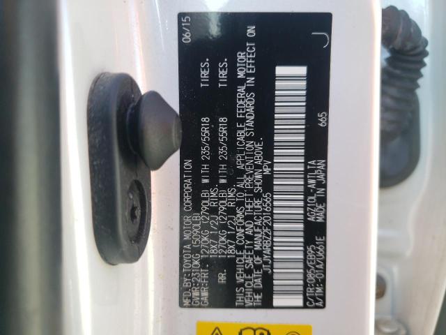 2015 LEXUS NX 200T JTJYARBZ2F2016565