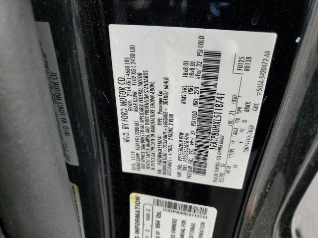 2020 FORD MUSTANG - 1FATP8UHXL5118741