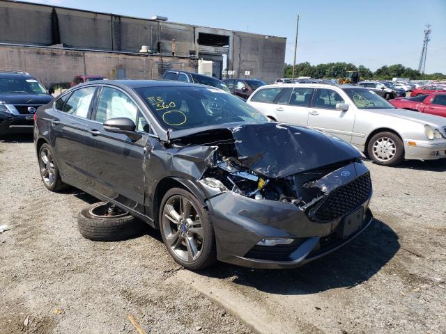 Salvage cars for sale from Copart Fredericksburg, VA: 2017 Ford Fusion Sport