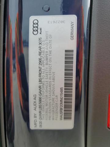 2021 AUDI S7 PRESTIG WAUSFBF20MN015485