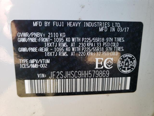 JF2SJHSC9HH579869 Subaru Forester 2.0xt Touring