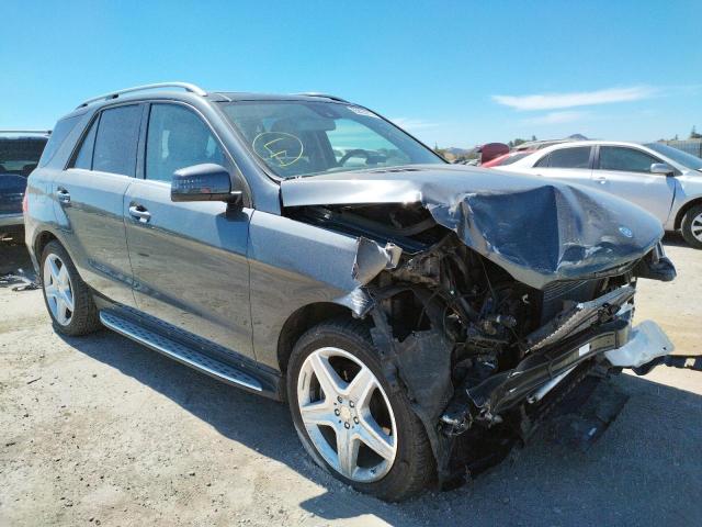 Salvage cars for sale from Copart San Martin, CA: 2015 Mercedes-Benz ML 400 4matic