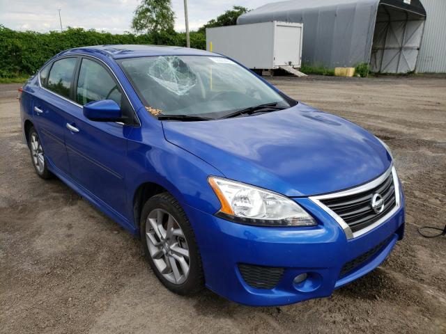 Salvage cars for sale from Copart Montreal Est, QC: 2015 Nissan Sentra S