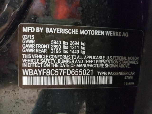 2015 BMW 750LI XDRI WBAYF8C57FD655021