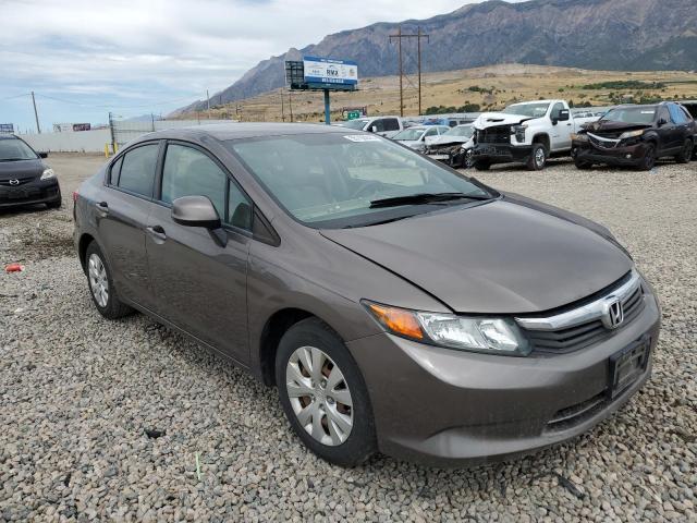 Salvage cars for sale from Copart Farr West, UT: 2012 Honda Civic LX