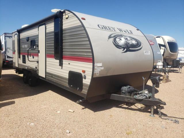Salvage cars for sale from Copart Colorado Springs, CO: 2018 Forest River Grey Wolf