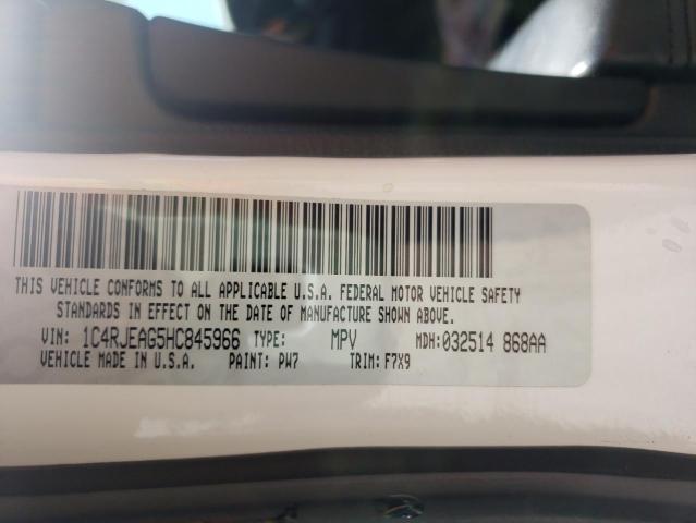2017 JEEP GR CHEROKE 1C4RJEAG5HC845966