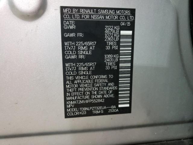 2015 NISSAN 200SX BASE KNMAT2MV4FP552842