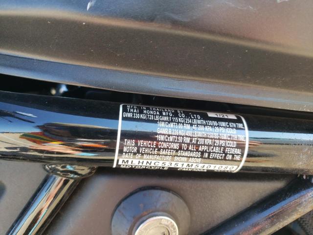 2021 HONDA CMX300 A MLHNC5351M5401080