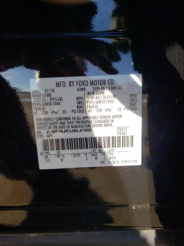 2018 LINCOLN MKX PREMIE - 2LMPJ6JR3JBL47995