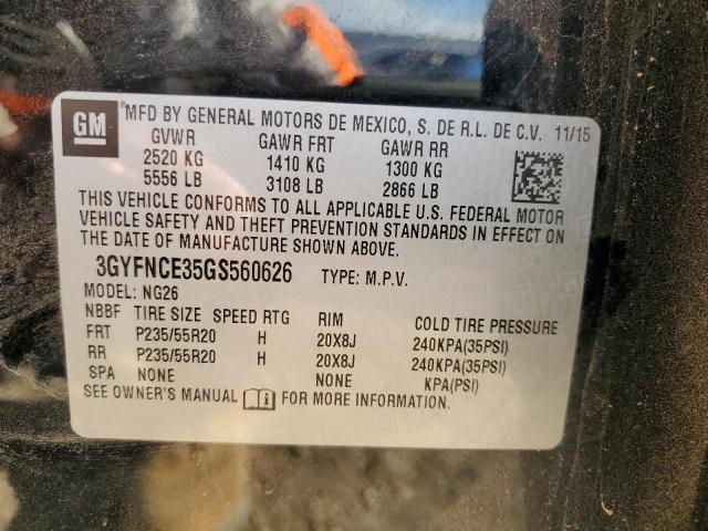 2016 CADILLAC SRX PERFOR - 3GYFNCE35GS560626