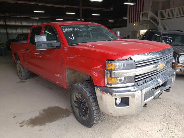 Salvage cars for sale from Copart Des Moines, IA: 2015 Chevrolet Silverado K2500 Heavy Duty LT