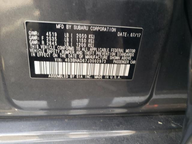 2018 SUBARU LEGACY 4S3BNAD67J3002973