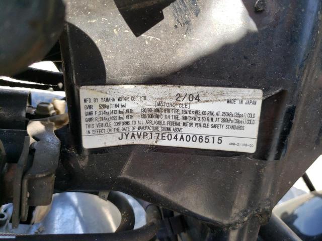 2004 YAMAHA XV1700 A - JYAVP17E04A006515