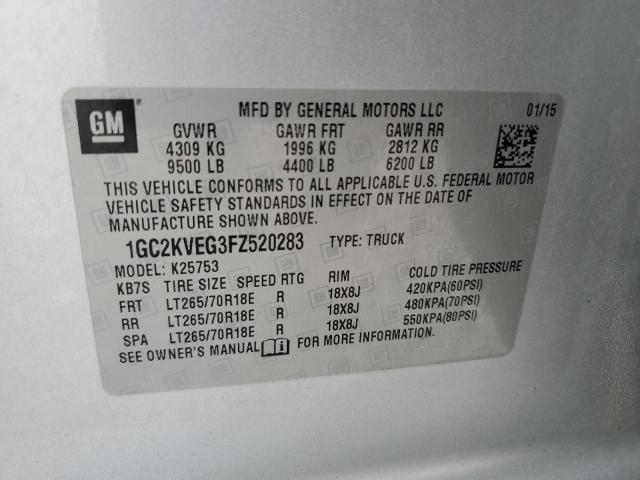 2015 CHEVROLET 2500 HD 1GC2KVEG3FZ520283